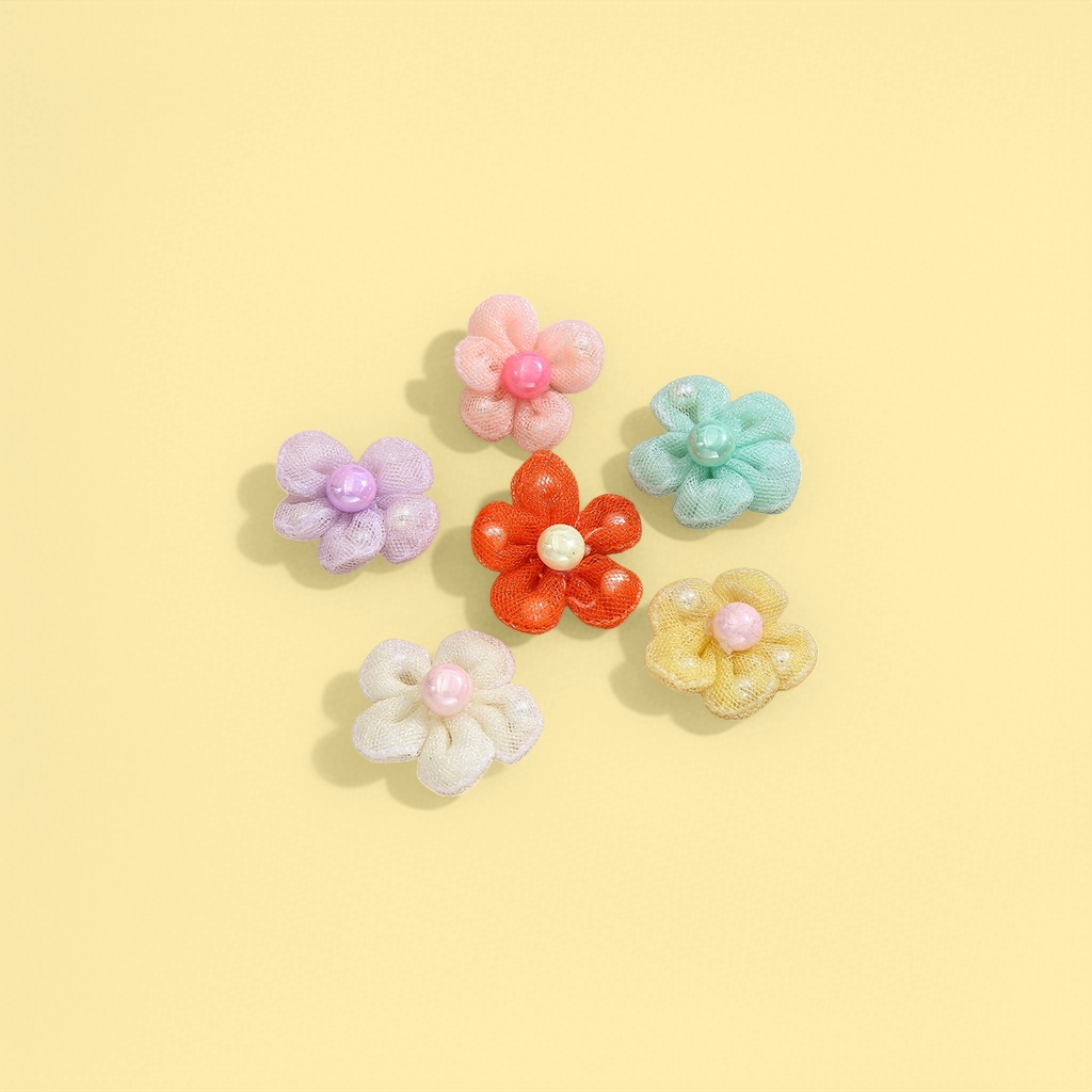 DIY handmade materials for colored mesh flower decorative fabric