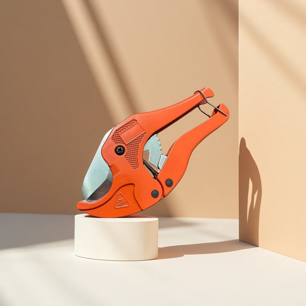 Orange pipe wrench, professional-grade force-applying pipe wrench, durable and anti-slip pipe wrench tool Application Scenario