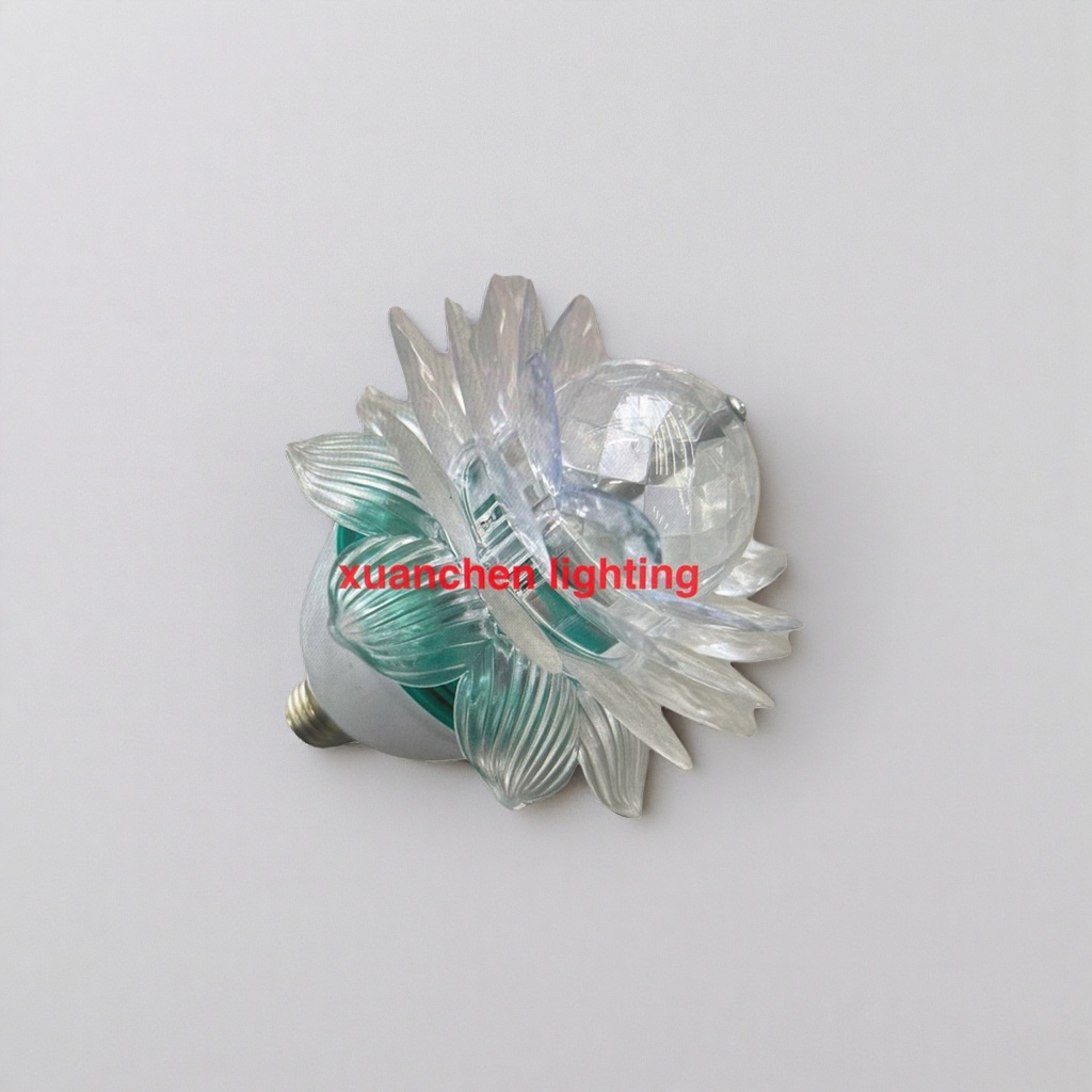 Pantalla transparente en forma de pétalos con bombillas LED ahorro de energía protector ocular luminaria decorativa salón dormitorio Specification image