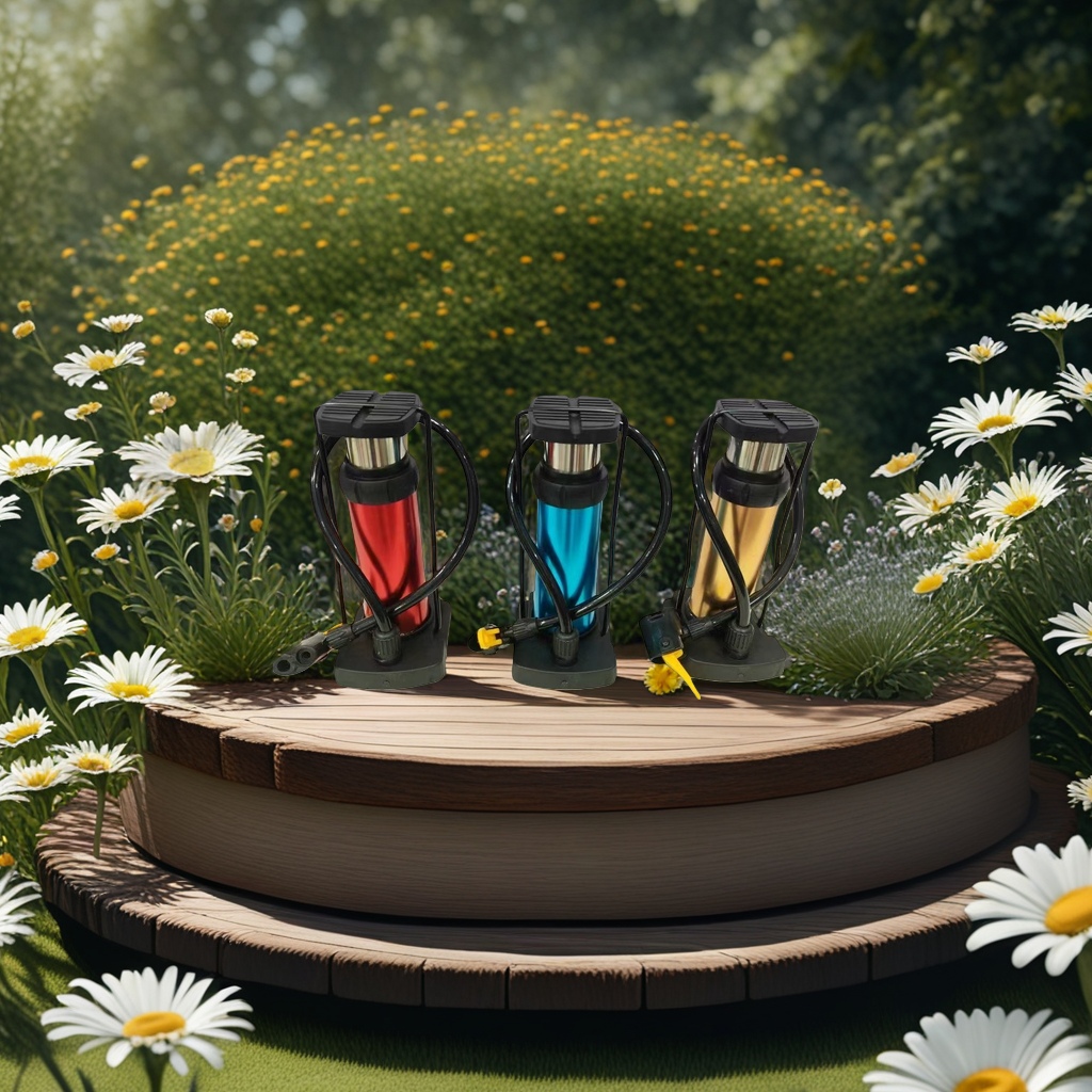 Portable air pump, bicycle and electric bike air pump, manual mini air pump Application Scenario