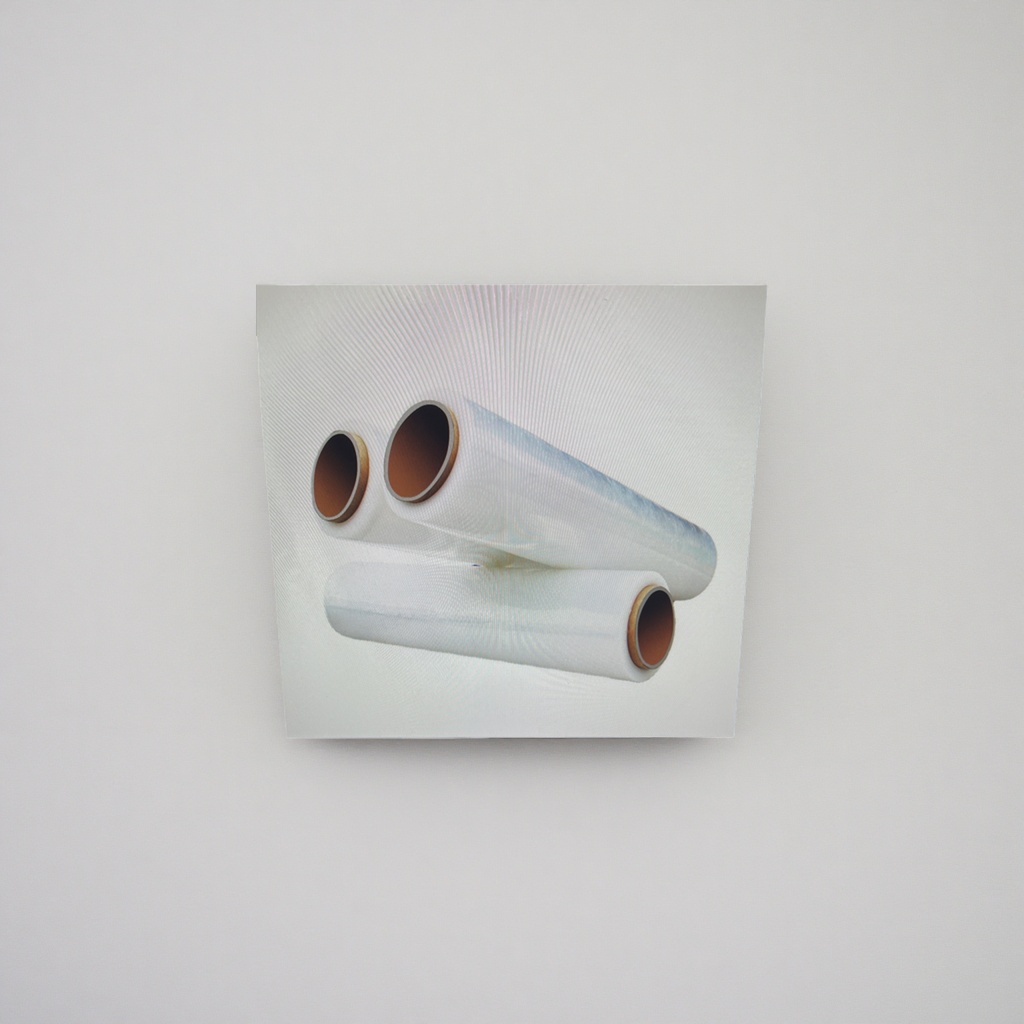 Transparent plastic film roll, industrial-grade PE stretch film, 50cm wide and 300 meters long Specification image