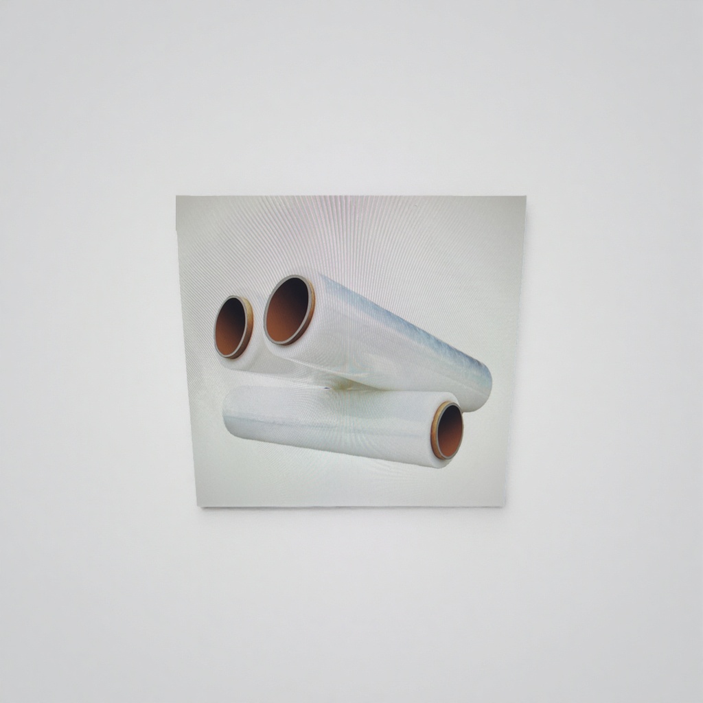 Transparent plastic film roll, industrial-grade PE stretch film, 50cm wide and 300 meters long details Picture