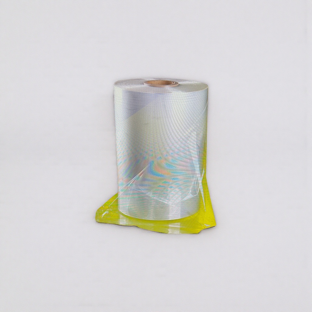 Transparent heat shrinkable film, roll-shaped film made of PVC material, with high shrinkage rate and high-temperature resistance, is suitable for general packaging details Picture