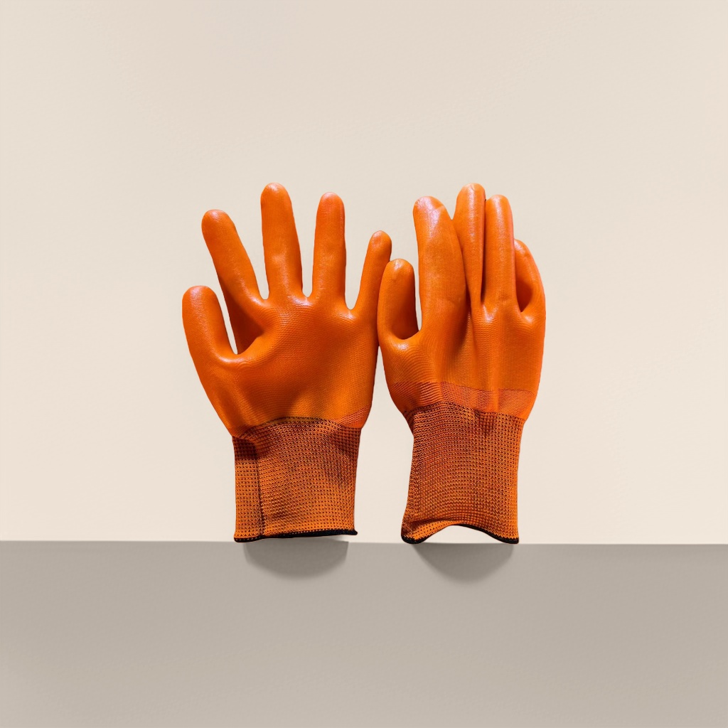 Guantes de goma naranja espesados antideslizantes resistentes a la abrasión limpieza doméstica guantes de protección laboral Application Scenario