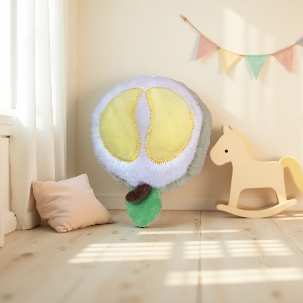 Lemon plush toys, cute and soft cushions, home decoration items