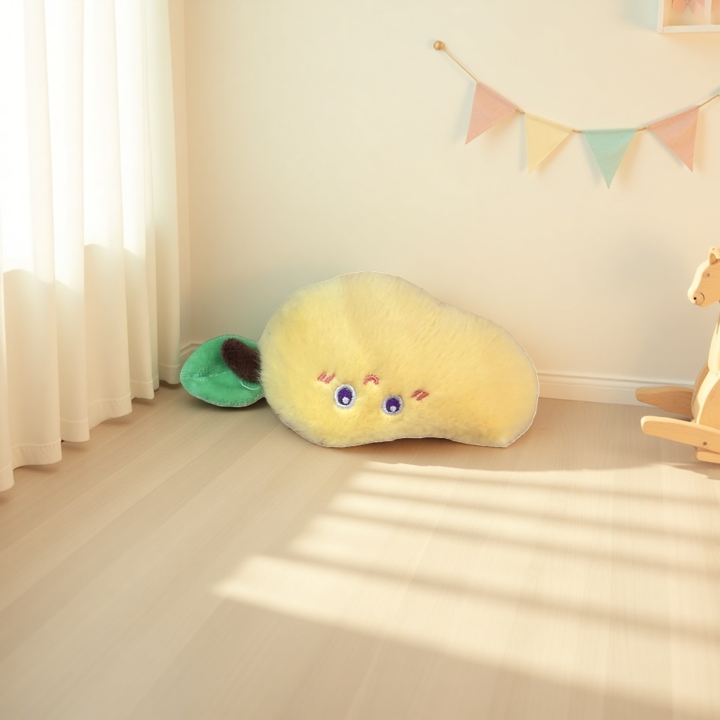 Mango plush toy, cute and soft pillow doll, children's gift