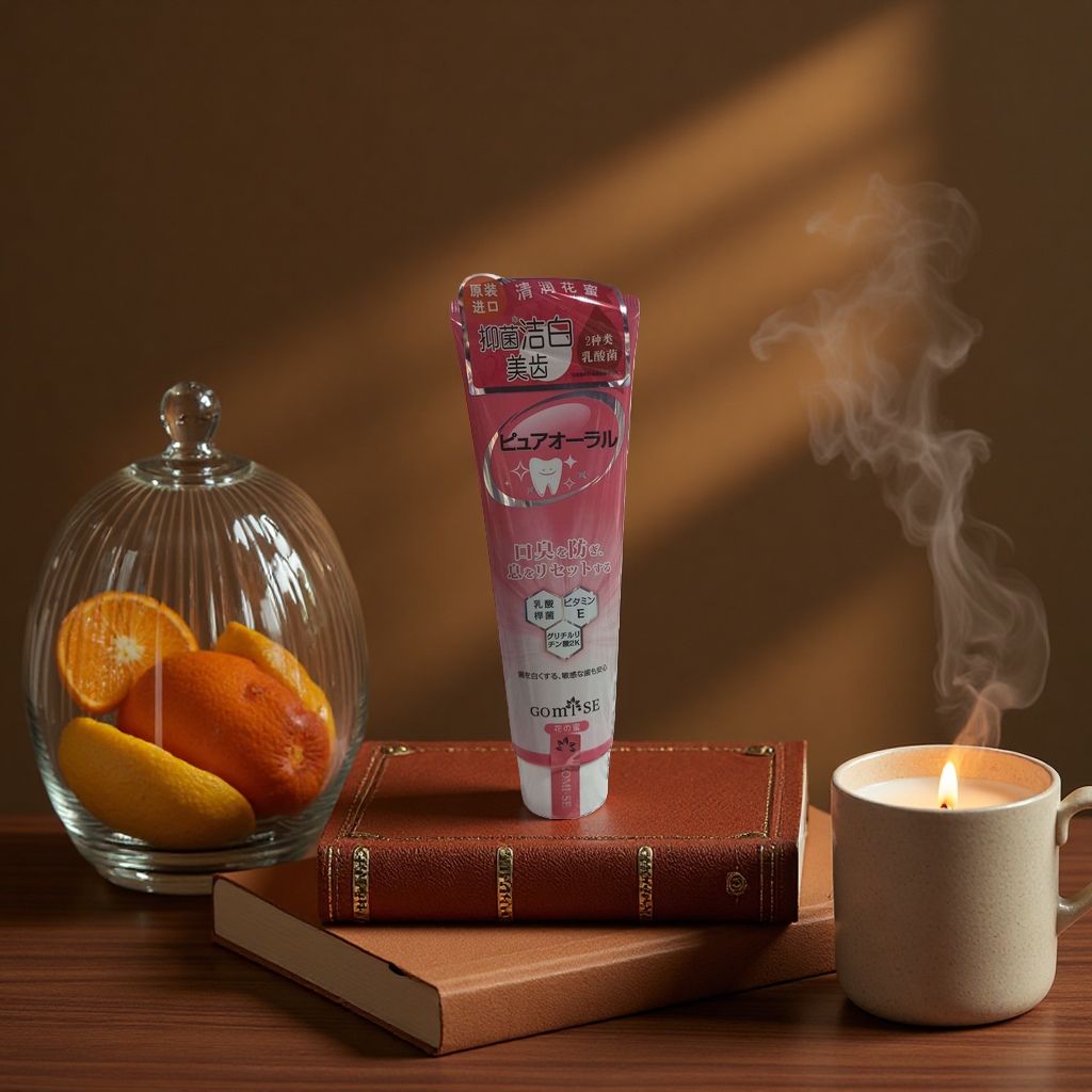 Convenient press-type toothpaste tube packaging for home use Application Scenario