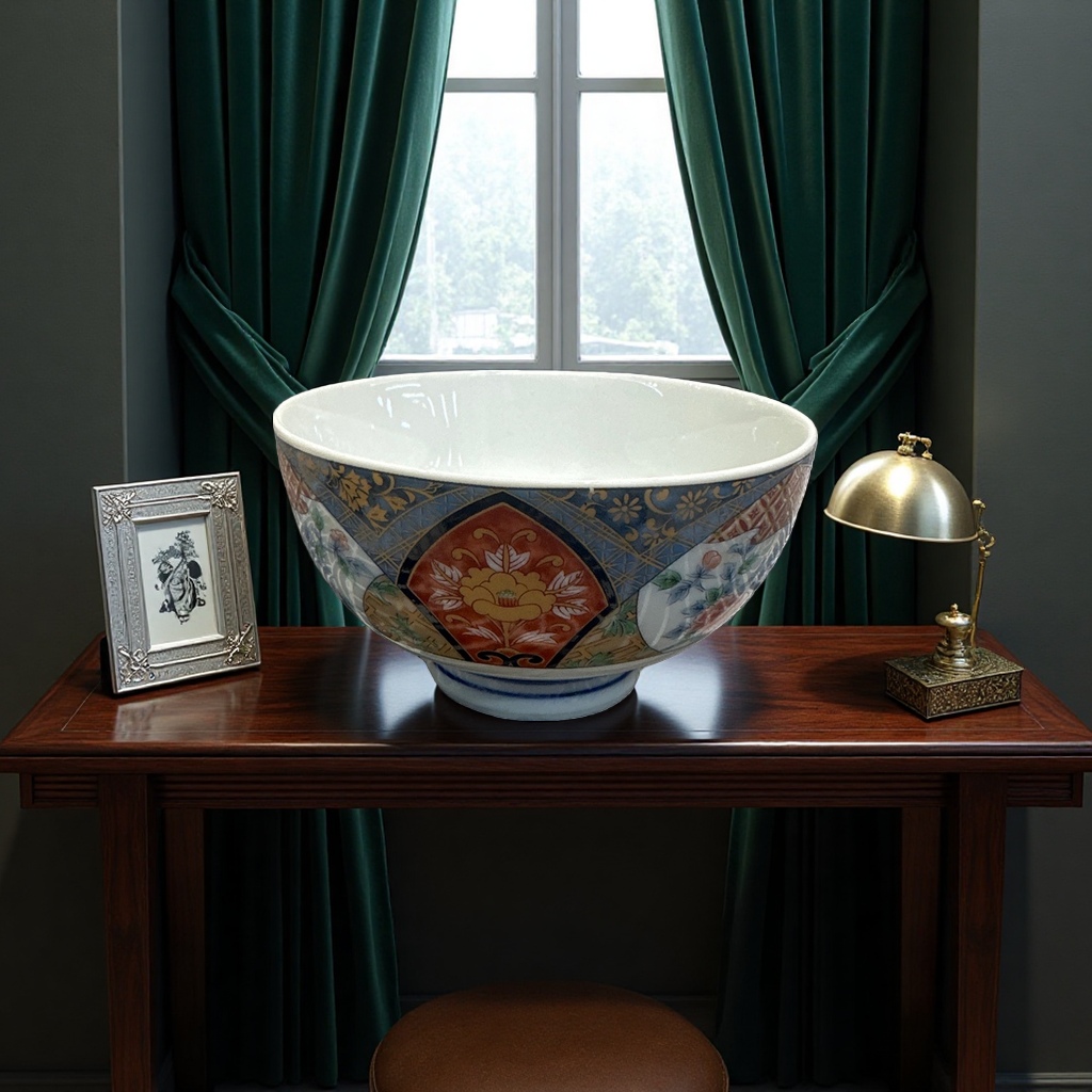Ceramic bowl, household thickened glazed heat-resistant rice and soup bowl 154334271 details Picture