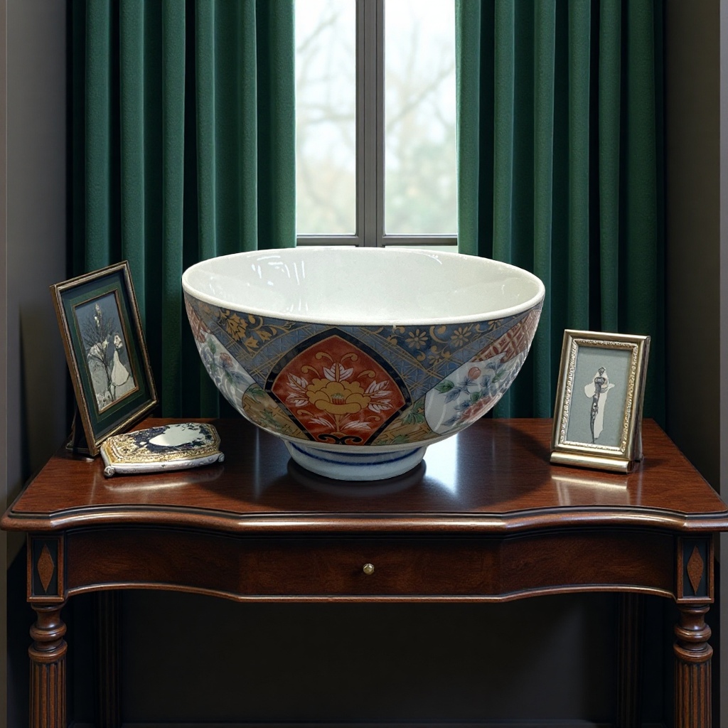 Ceramic bowl, household thickened glazed heat-resistant rice and soup bowl 154334271