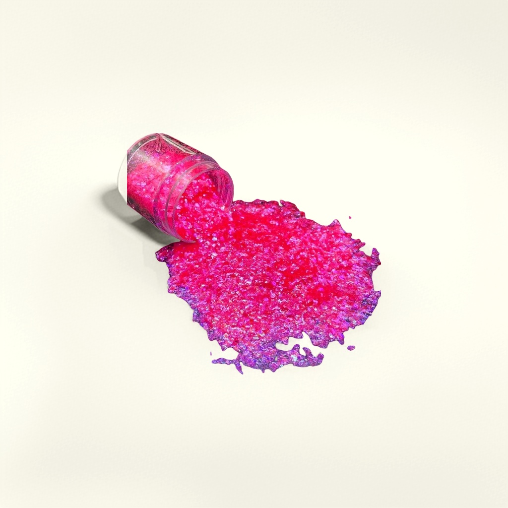 亮粉色闪粉 闪粉美甲装饰彩妆用品