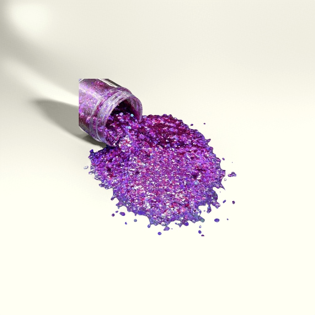 Golden scallion powder, glitter powder, sequins. Golden scallion glitter powder in multiple colors is available for decoration and DIY by hand