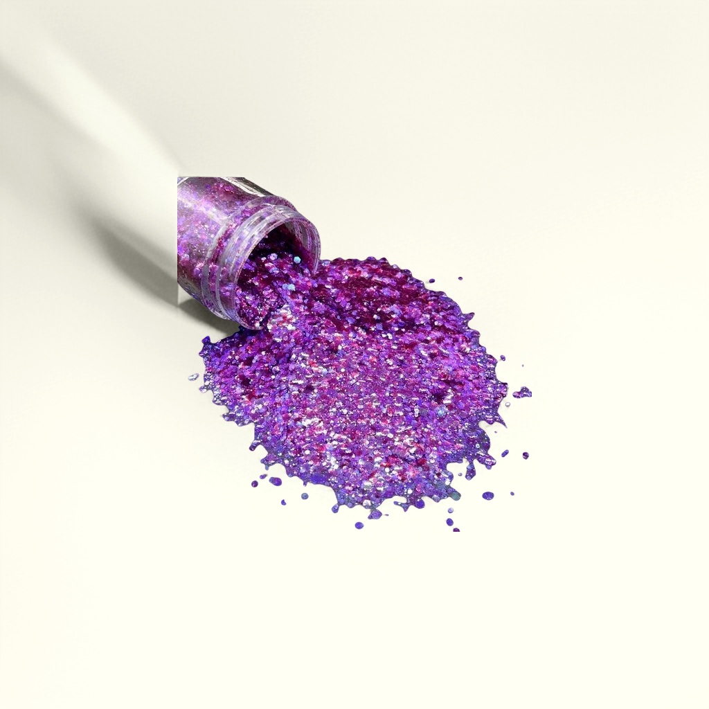 Golden scallion powder, glitter powder, sequins. Golden scallion glitter powder in multiple colors is available for decoration and DIY by hand details Picture