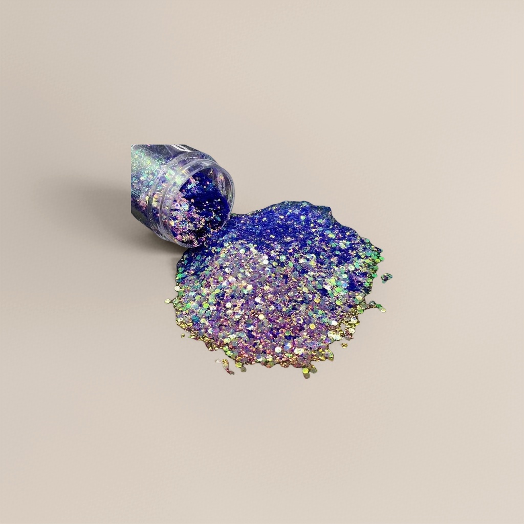 Colorful glitter for nail art decoration, DIY DIY makeup with multiple colors to choose from Application Scenario