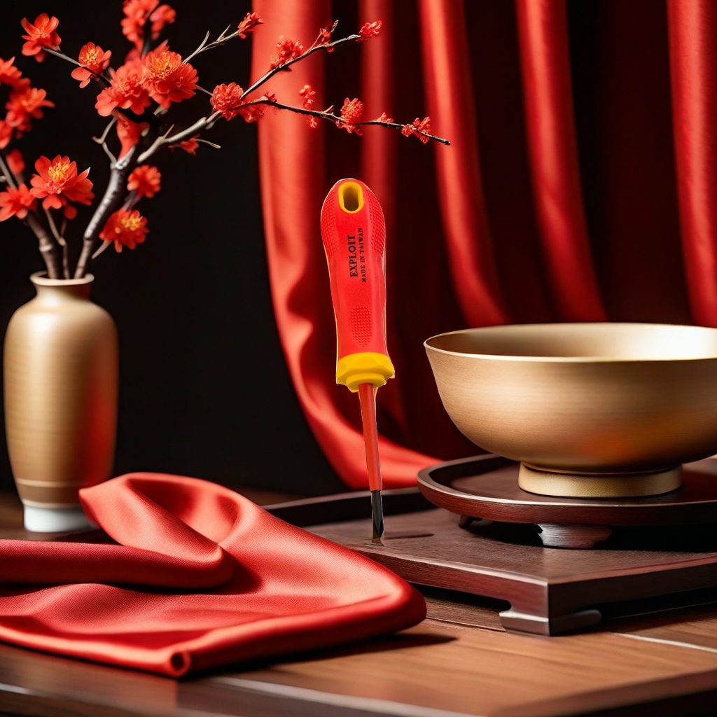 Red handle screwdriver set, multi-functional precision screwdriver tool for home repair Application Scenario