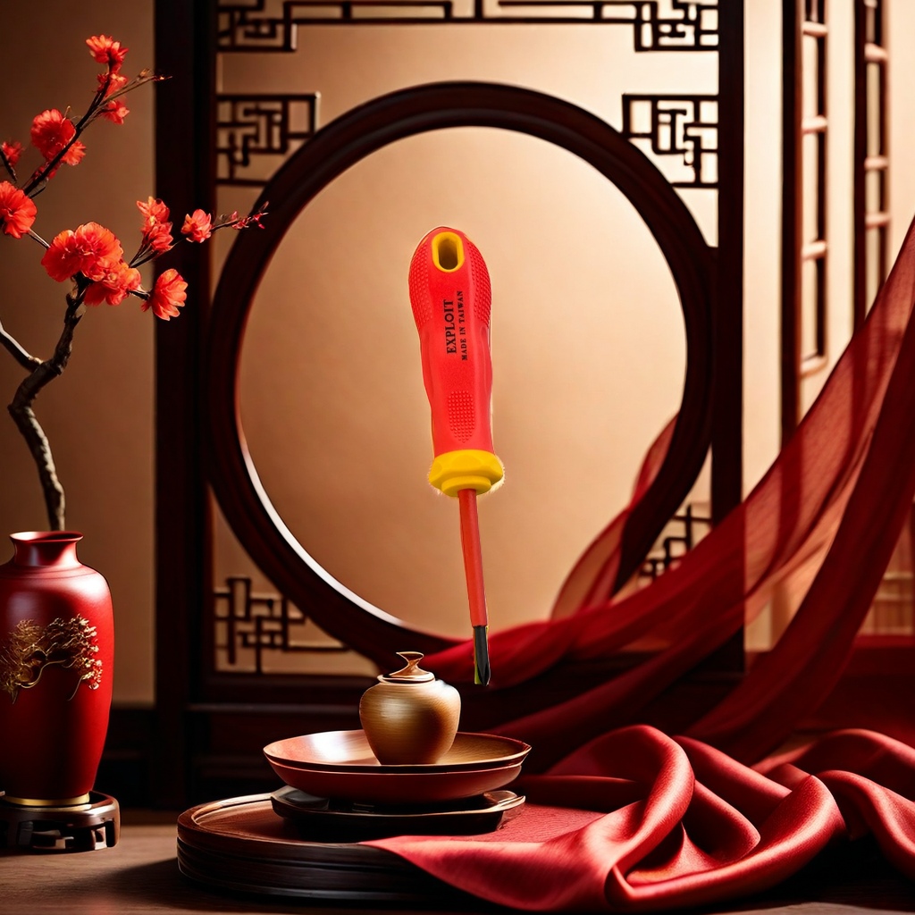 Red handle screwdriver set, multi-functional precision screwdriver tool for home repair Specification image