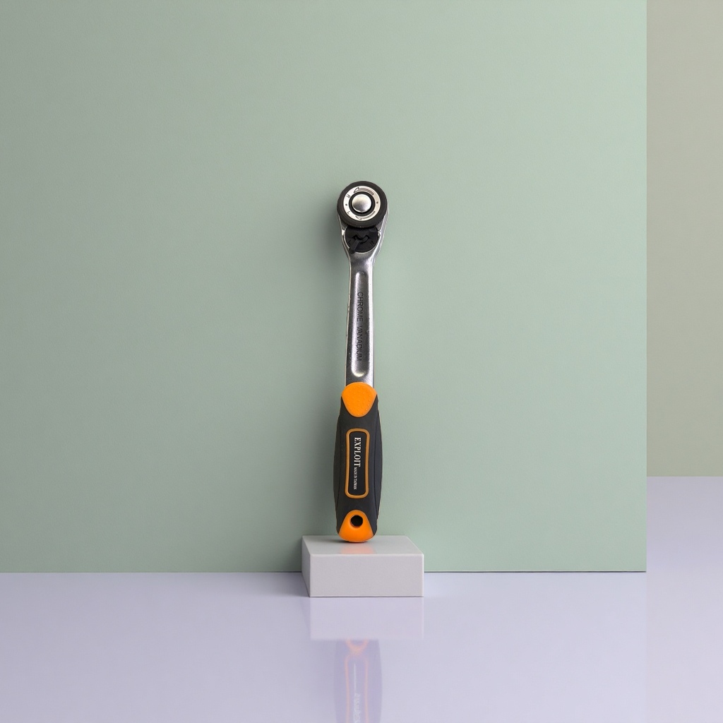 Ratchet wrench manual quick adjustment tool, metal durable, multi-angle tightening