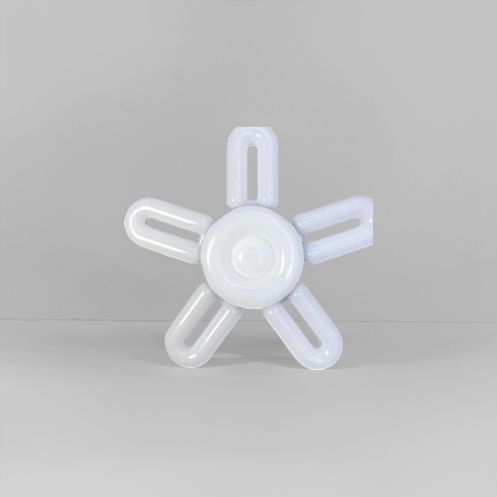 LED灯泡U型折叠灯折叠叶子灯LED灯叶U5+1白光彩光