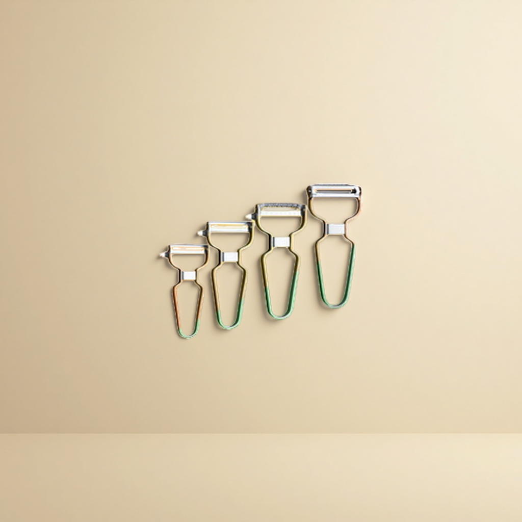 Metal peeler, multi-functional stainless steel fruit and vegetable peeler, practical kitchen tool details Picture