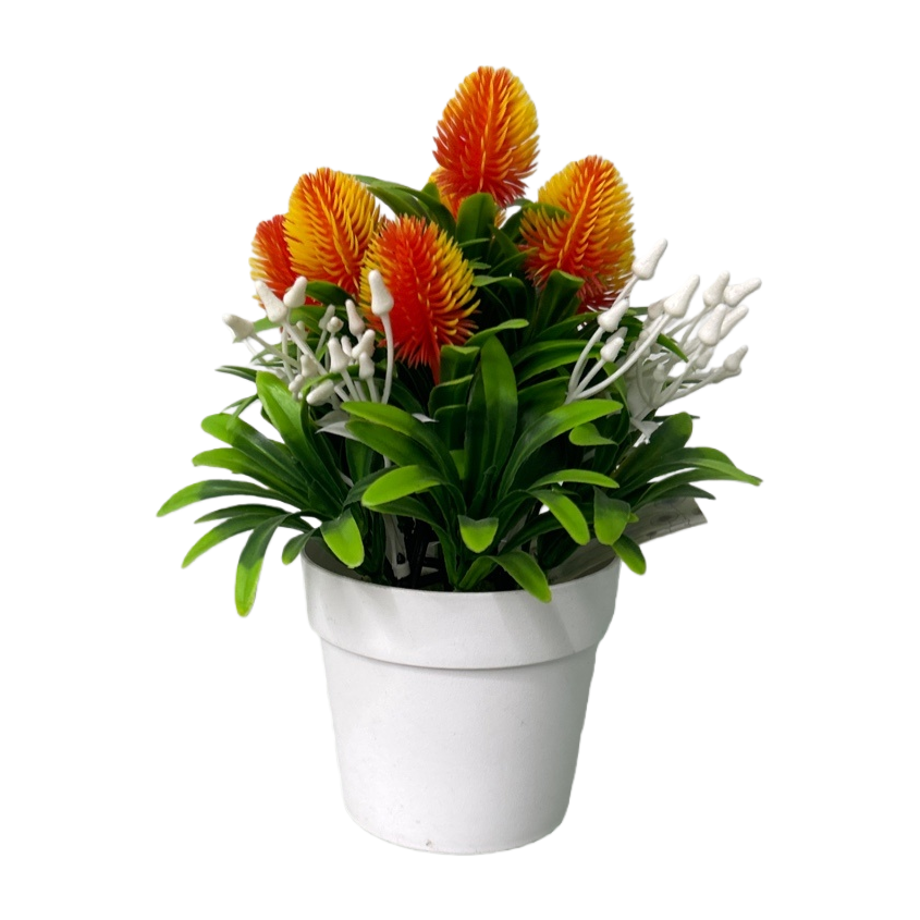 وتحتوي الورود الخزفية الخلاقة المزخرفة بالزهور على كميات متعددة من اللحوم Item Picture