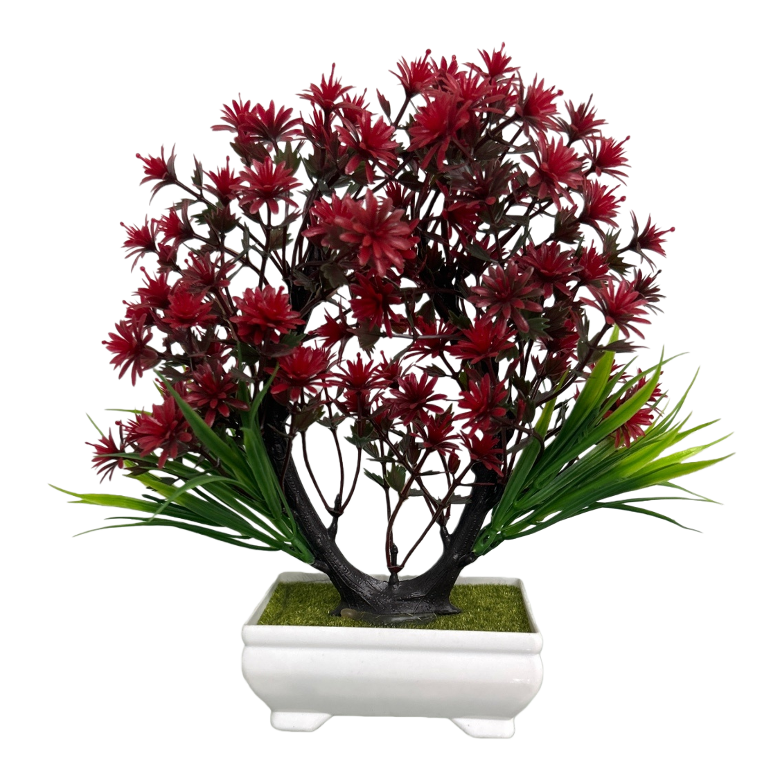 Red-flowered potted plants, indoor ornamental green plants, and balcony flowers are easy to grow Item Picture