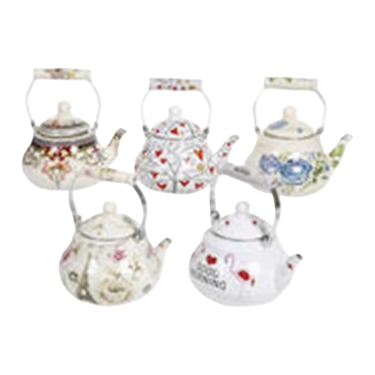 أطباق الشاي المصنوعة من الخزف اليدوية في أبريق الشاي التزيين Item Picture