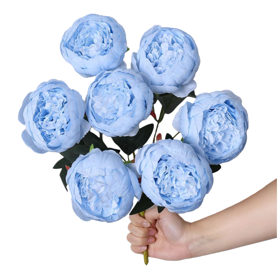 Blue peony bouquet delivery, high-end and elegant hand-held bouquets for birthdays, Valentine's Day and weddings Item Picture