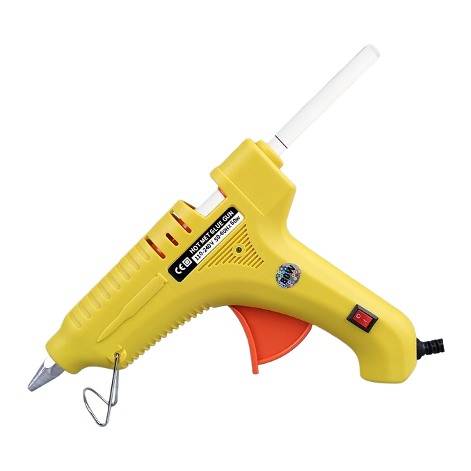 Yellow hot melt glue gun body, rapid heating, constant temperature, handheld industrial-grade glue gun accessories Item Picture