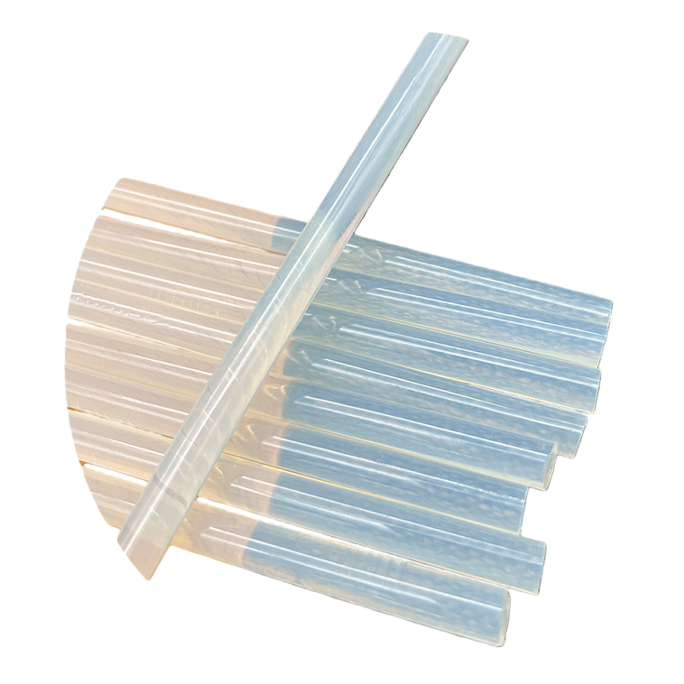 Wholesale of high-temperature hot melt adhesive sticks, environmentally friendly hand-bonded transparent adhesive strips, 7mm - 11mm Eva, high-viscosity adhesive sticks Item Picture