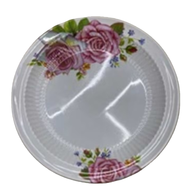 فالصحون الخزفية المصنوعة من الزهور زخرفة بأزهار البلازمونية على درجة حرارة عالية Item Picture