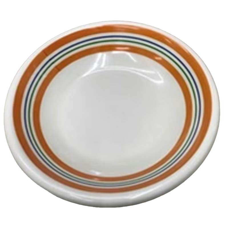 كما ان الاطباق الخزفية الملونة المزخرفة بطلاء عالي الحرارة Item Picture