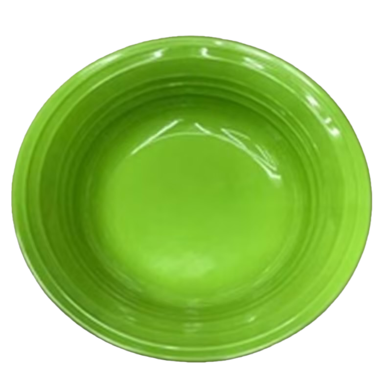 يمكن ان تحتوي أطباق السيراميك الخضراء على اسطوانات خفيفة من الاطباق على الميكروويف Item Picture