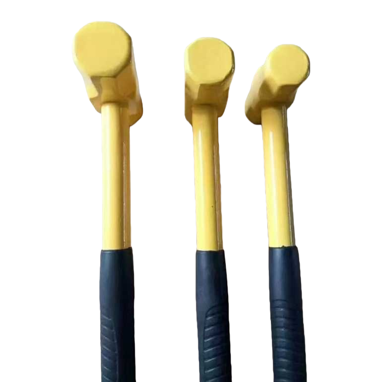 Yellow hammer, hammer tool hammer, household hardware striking hammer, metal thickened anti-slip handle Item Picture