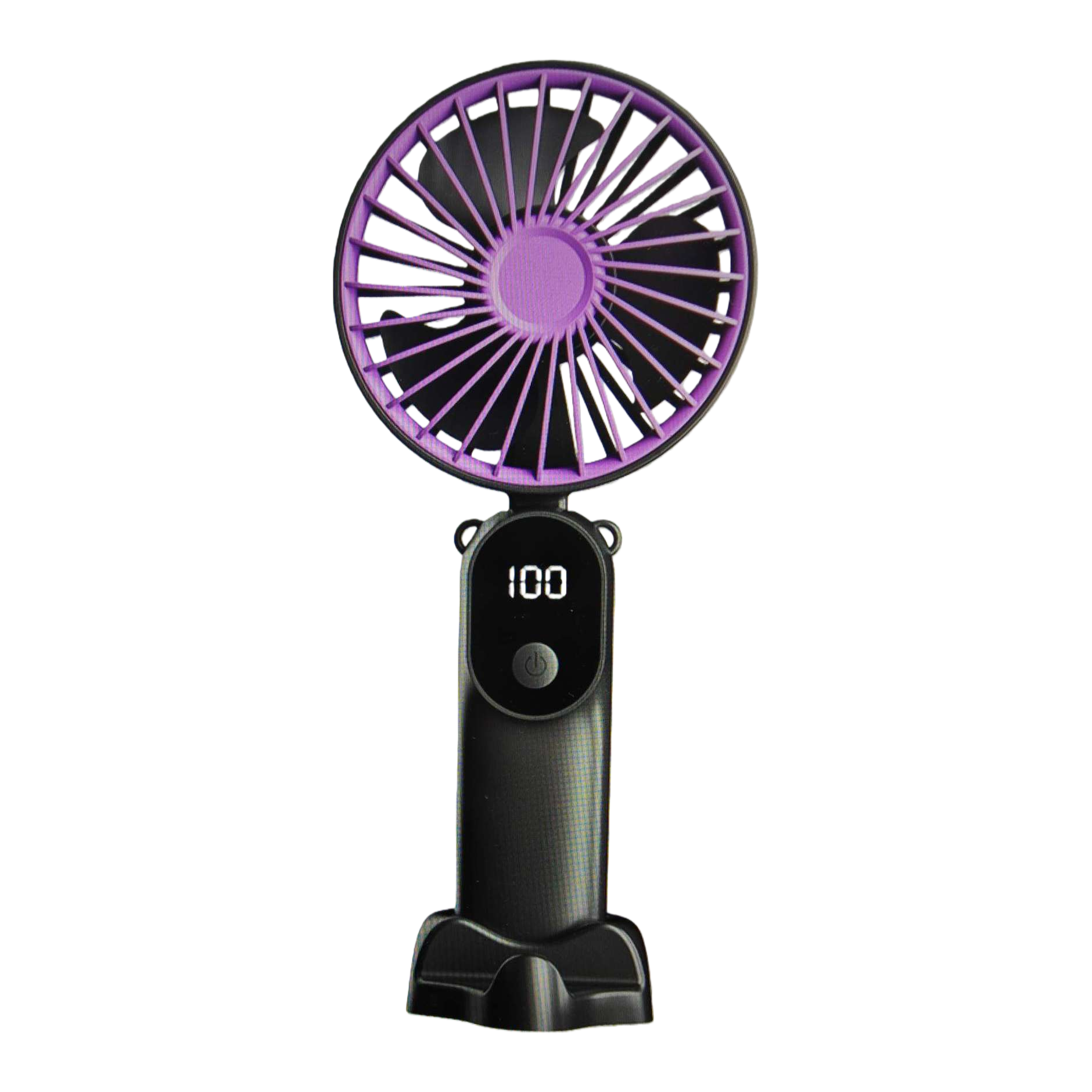 Handheld mini fan, portable rechargeable, silent, suitable for dormitory and office use Item Picture