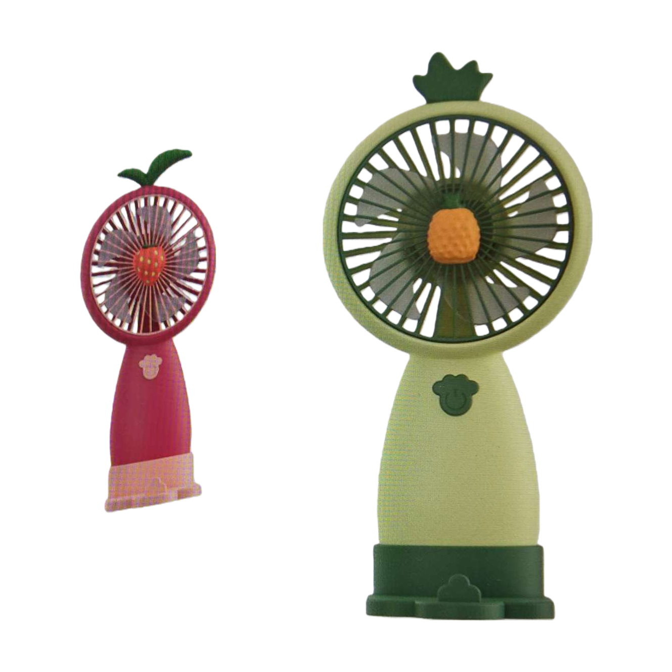 The fruit-shaped mini fan is compact, portable, USB-charged and a desktop office cooling wonder Item Picture