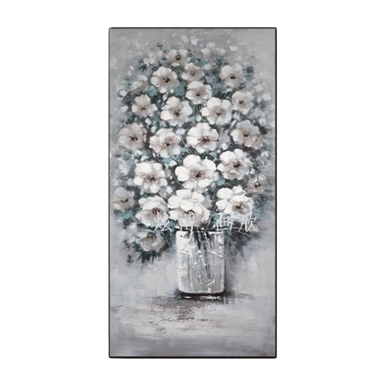 Flower paintings, decorative paintings, living room and bedroom wall paintings, artistic wall decorations, modern simple abstract oil paintings Item Picture
