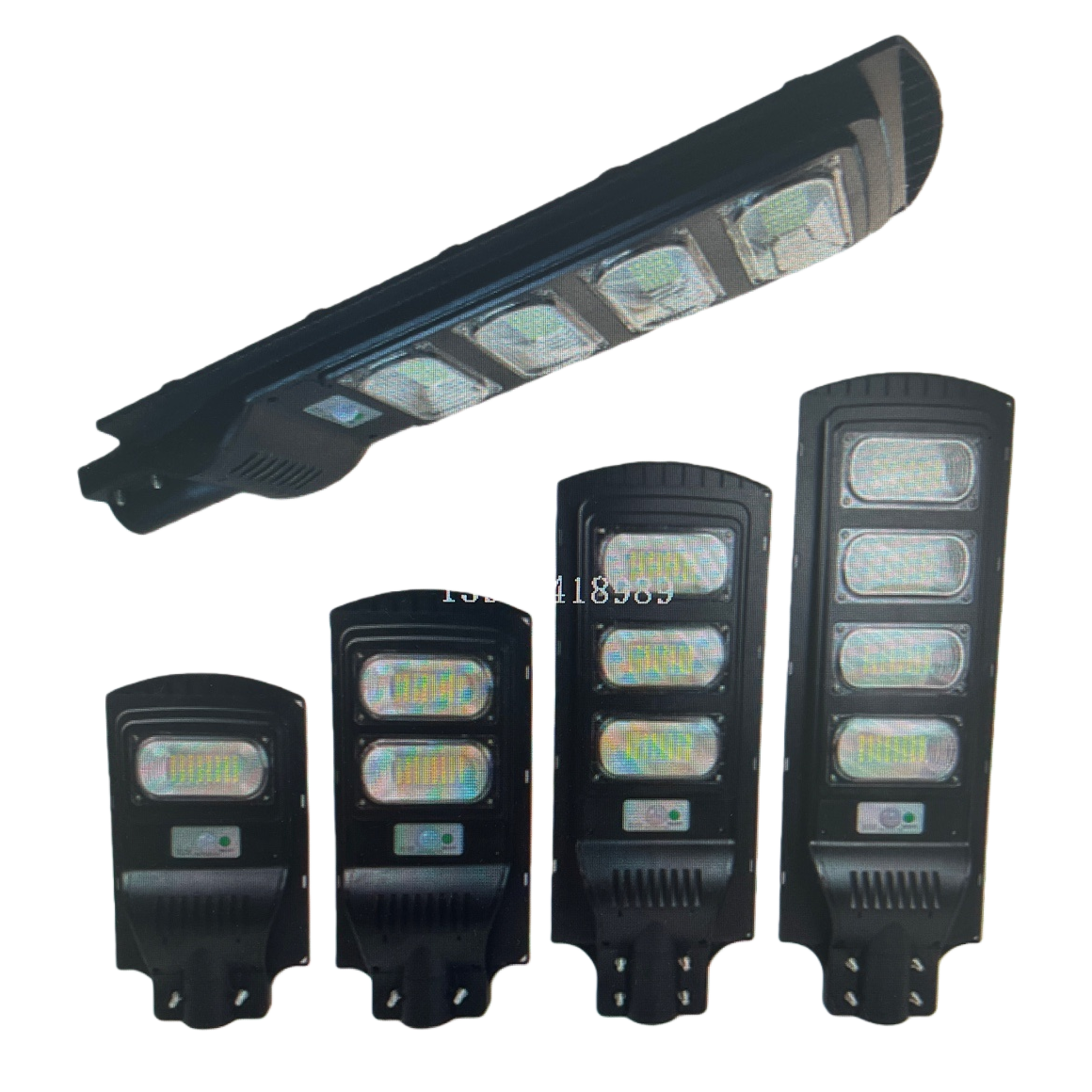 100W LED street lamp, aluminum alloy heat dissipation, waterproof, dustproof, energy-saving lighting outdoor road lamp Item Picture