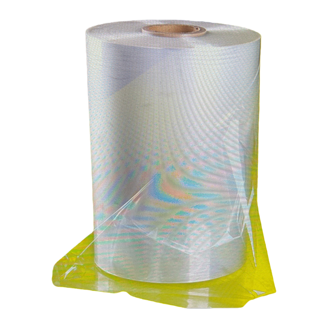 Transparent heat shrinkable film, roll-shaped film made of PVC material, with high shrinkage rate and high-temperature resistance, is suitable for general packaging Item Picture