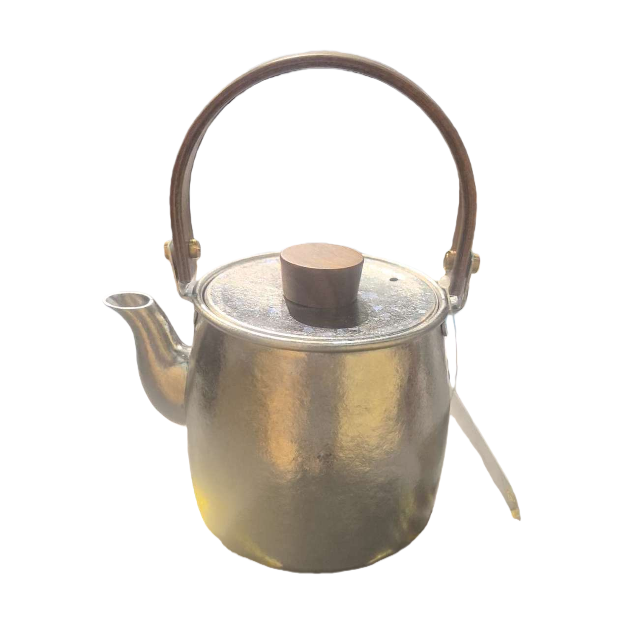 金属茶壶家用煮茶器不锈钢保温茶壶大容量泡茶壶白底实物图