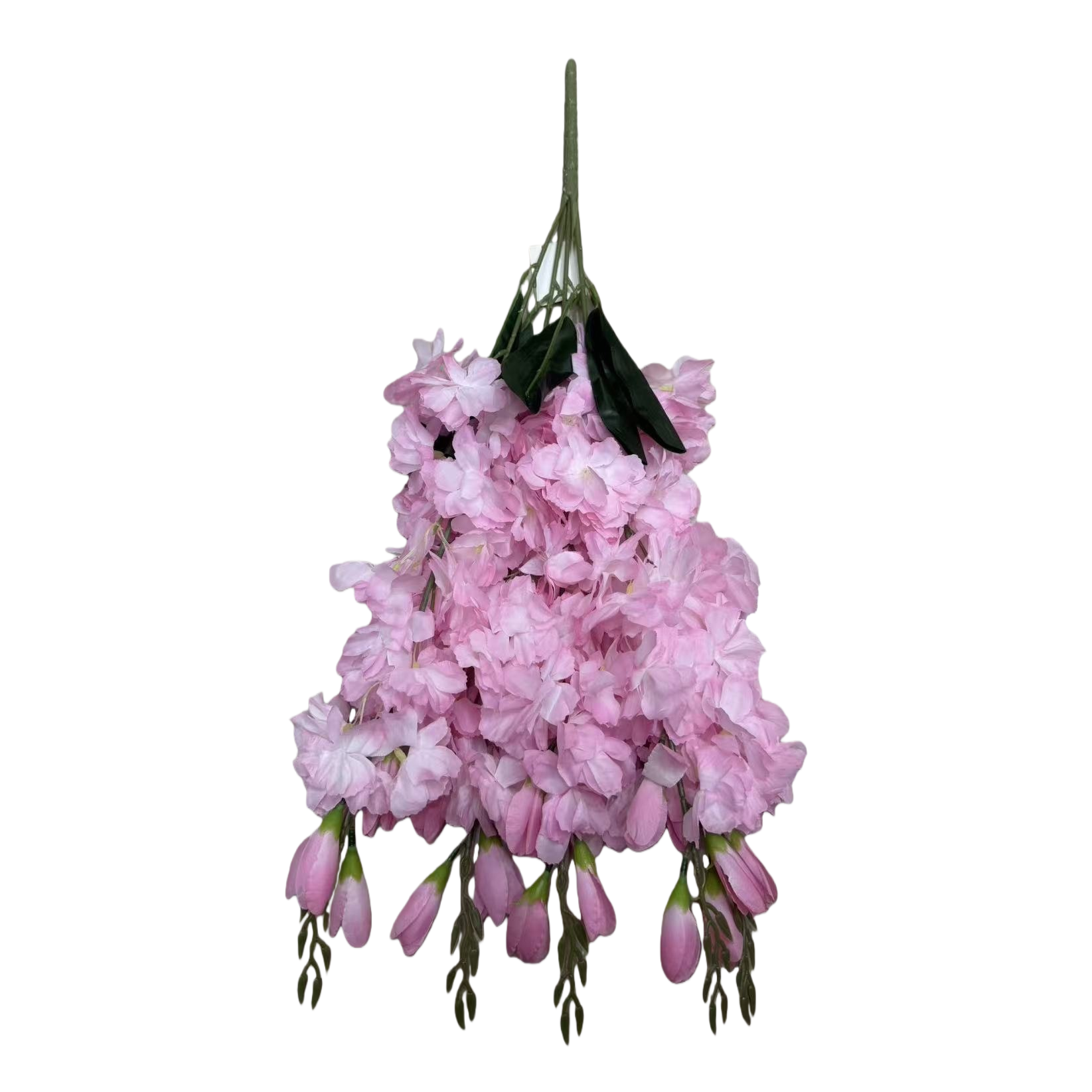 粉色花朵花束 韩式浪漫婚礼生日礼物手捧花仿真永生花白底实物图