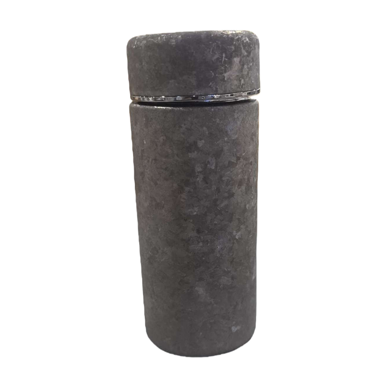 The main body of the grey textured water cup and the ceramic insulated cup accessories are replaceable Item Picture