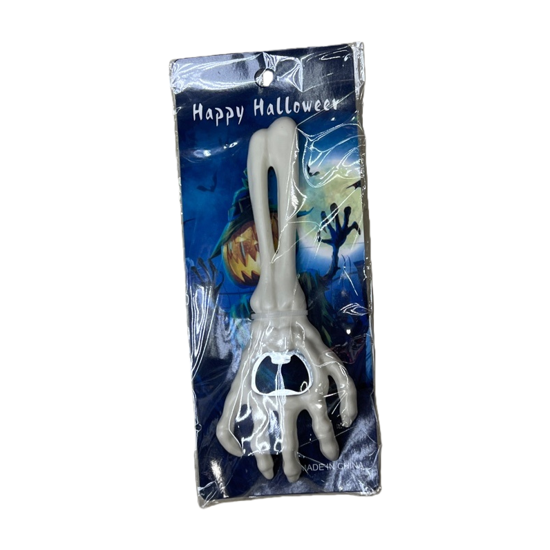 Halloween-themed skeleton hand-shaped spoons, stainless steel creative tableware, festival party supplies Item Picture