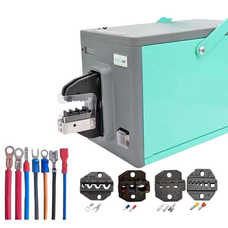 The GNE65EM electric crimping machine is an industrial-grade hydraulic wire crimping pliers with a high pressure of 65 tons for rapid crimping Item Picture