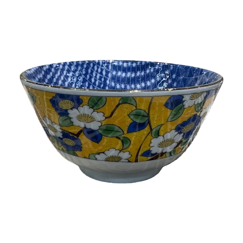 Colorful floral patterns + bowl Item Picture