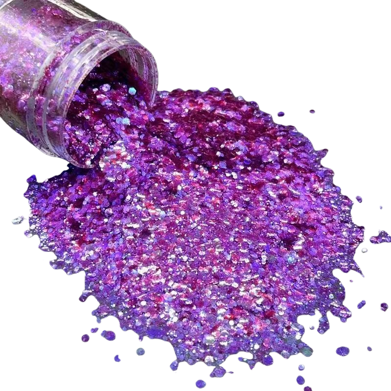 Golden scallion powder, glitter powder, sequins. Golden scallion glitter powder in multiple colors is available for decoration and DIY by hand Item Picture