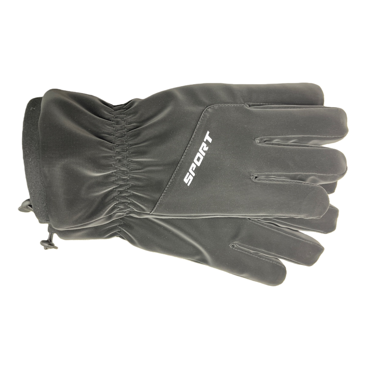 قفازات رياضية سوداء، تنفس، سمكه دافئ Item Picture