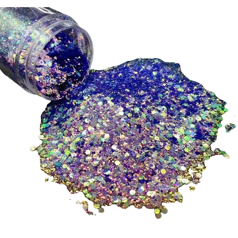 Colorful glitter for nail art decoration, DIY DIY makeup with multiple colors to choose from Item Picture