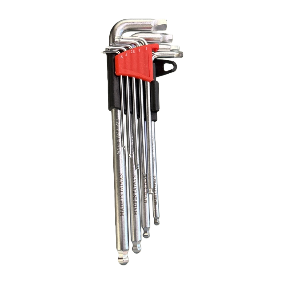 Hex wrench set tool 10-piece set, precision grade anti-slip handle, multi-specification universal Item Picture