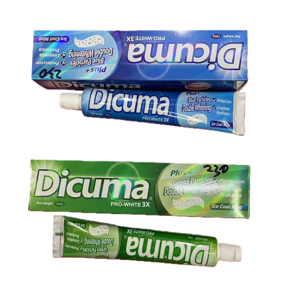 牙膏+Dicuma牙膏白底实物图