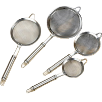 Stainless steel kitchenware strainer, long-handled water filter and draining spoon, a household stir-frying and noodle-pulling wonder Item Picture