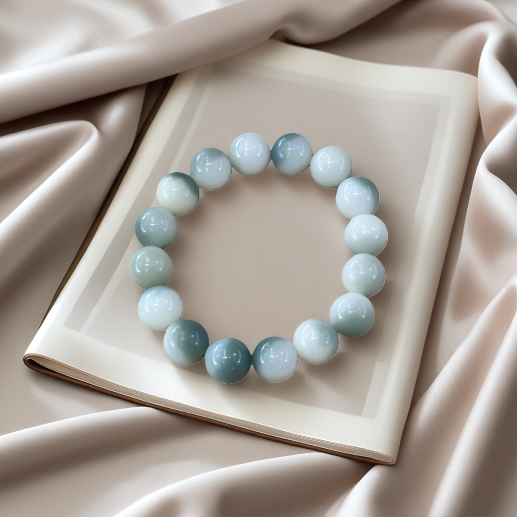 Natural stone hand beads paired with adjustable knots as a fashionable accessory Specification image